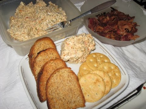 great party idea - CREAM CHEESE SPREAD or cheese LOG serve with crackers or toast