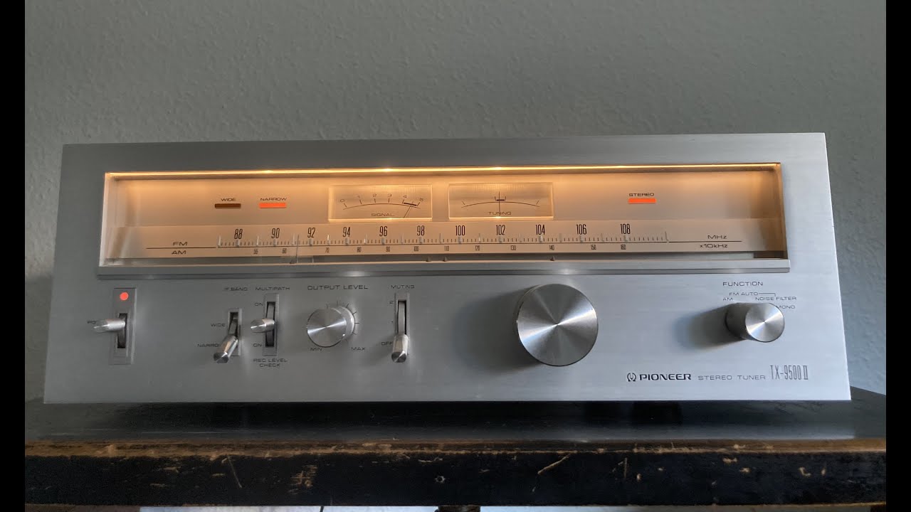 PIONEER TX 9500 II : Listen to the FM like never before ! - YouTube
