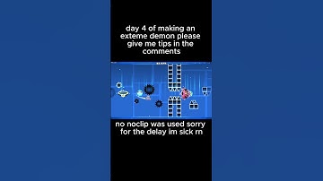 Geometry Dash Day 4 Of Making An Extreme Demon #geometrydash #gaming #gd