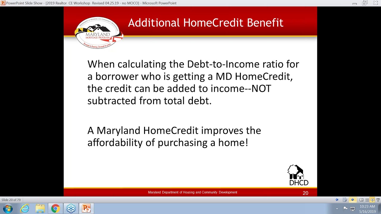 Maryland Mortgage Programs Webinar May 2019 - youtube