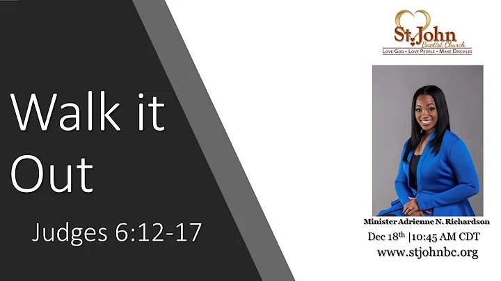 Walk It Out -Guest Speaker Min. Adrienne Richardson
