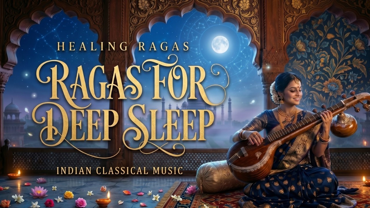 Healing Sleep Raga 🌌 | Indian Classical Night Music for Deep Rest ...