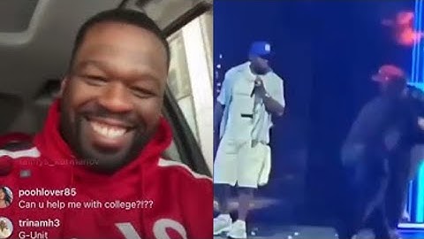 50 Cent Almost Attacked After A Fan Ran Up On Him At A Concert In Chicago!