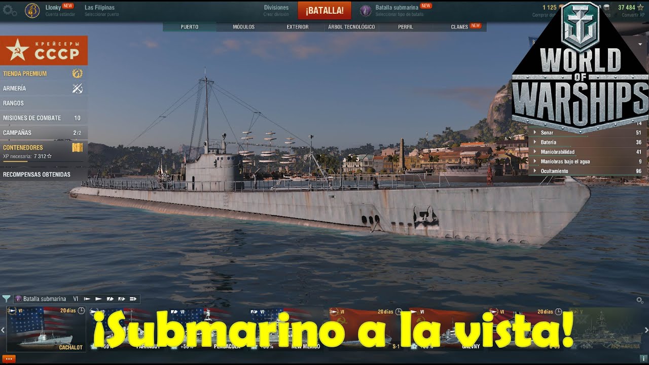World of Warships - !Por fin tenemos... SUBMARINOS! - YouTube