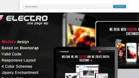 Electro - Responsive WordPress Theme + Download