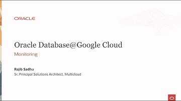 Oracle Database@Google Cloud Monitoring