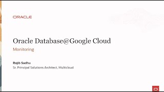 Oracle Database@Google Cloud Monitoring