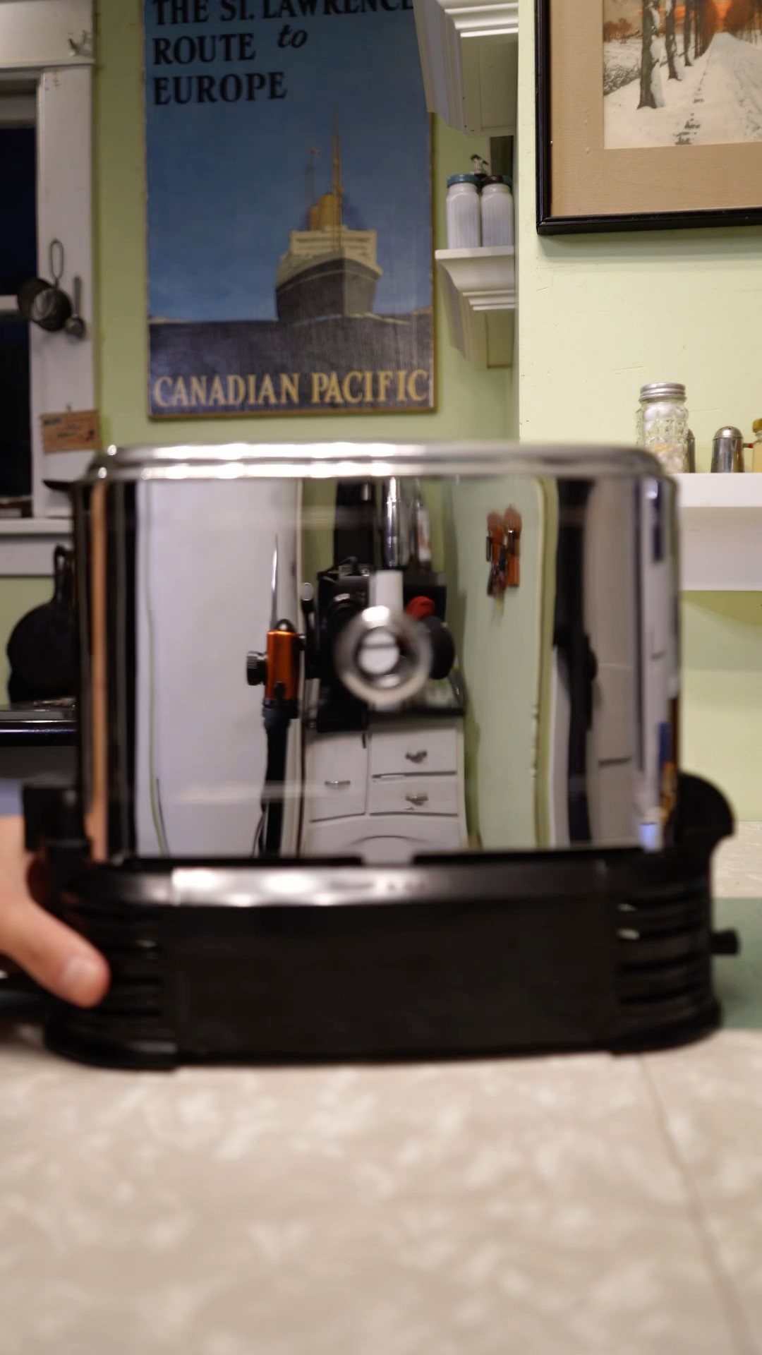 The Toast-O-Later #toaster #antique #vintage #toast - YouTube