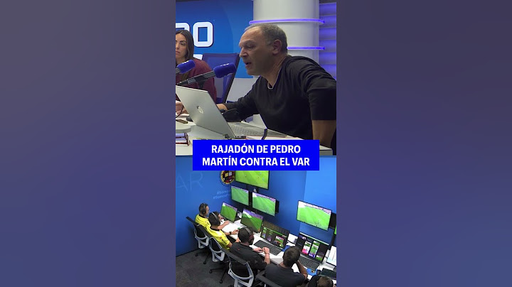 ¡¡Rajadón de Pedro Martín contra el VAR!!