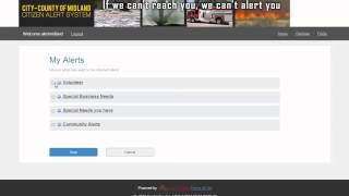 Citizen Alert System: Alerts