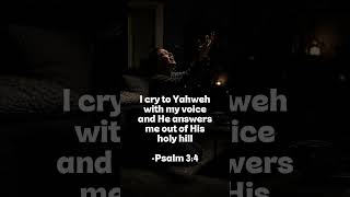 God hears when you cry out to Him. Believe and draw near.