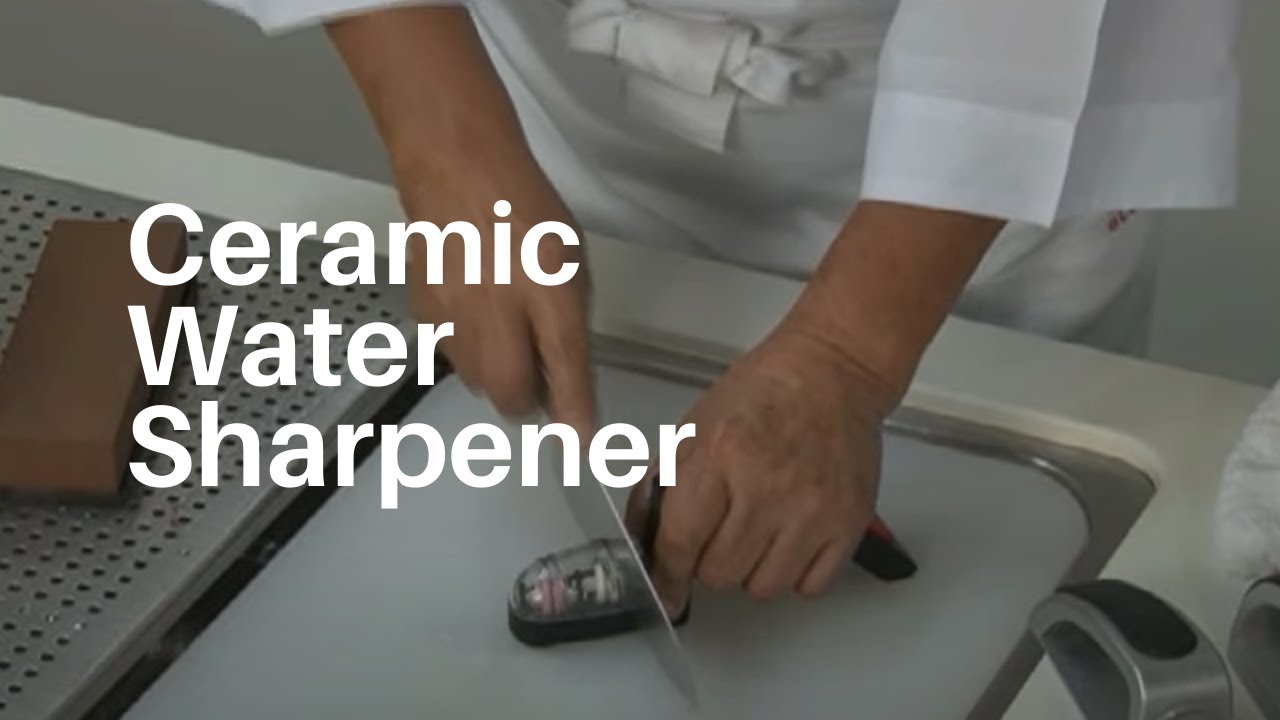 Global Ceramic Water Sharpener - Stainless