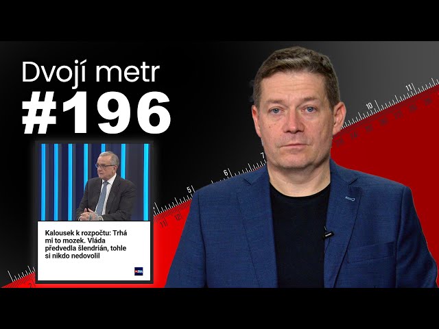 Dvojí metr #196: Skandální rozpočet. Dozimetr: 50% pro TOP 09, 30% u STAN. Turek a Lipavského Lenin.