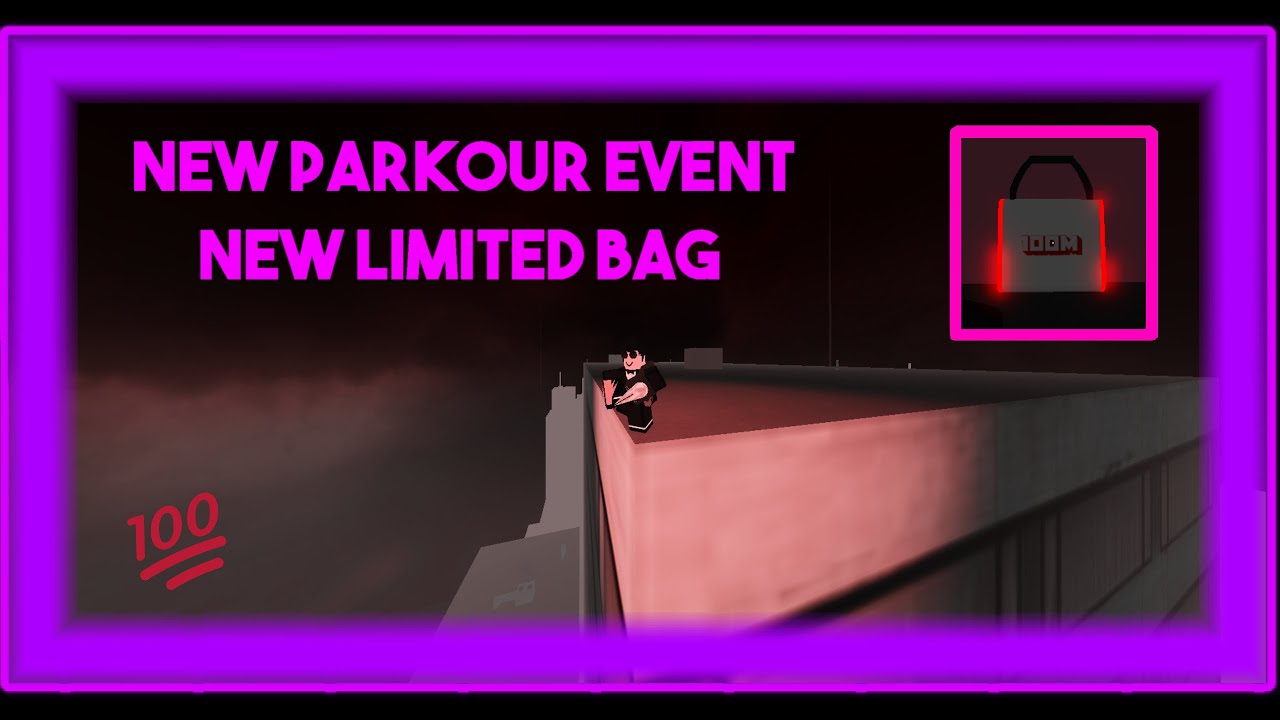 New Tips For Finding Limited Bags New Event Roblox Parkour Youtube - roblox parkour wiki bags