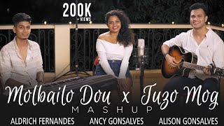 Miniatura del video "Konkani Songs - Molbailo Dov X Tuzo Mog Mashup | Aldrich | Ancy | Alison | Konkani Songs Cover 2020"