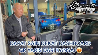 KANSAI SAIN DASHBOARD GR YARIS  &amp; TENGOK FILEM KL WANGAN AKU - TERHARU GENG .