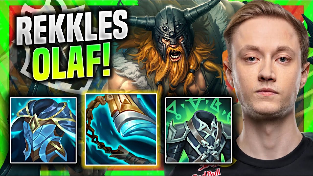 REKKLES PERFECT GAME WITH OLAF! - G2 Rekkles Plays Olaf JUNGLE vs Elise! | Season 11