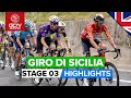 Breakaway Brilliance Leads To GC Shakeup | Tour Of Sicily 2022 Stage 3 Highlights