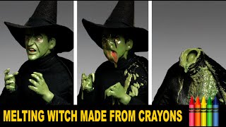 Wicked Witch Melting Effect Made With Crayons