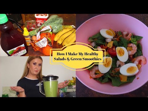 how-i-make-my-healthy-salads-🥗-&-green-smoothies-🥦🍓🥤|-teaganjane