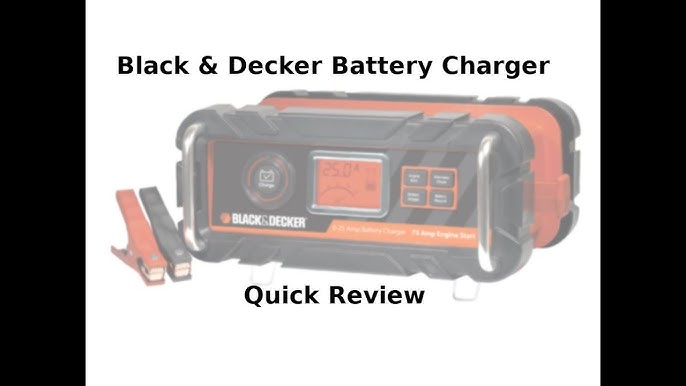 BLACK+DECKER's automatic 15A/12V bench battery charger hits $36 (Reg. $60)