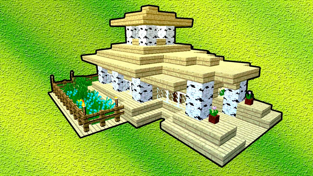 Маленькие домики в майнкрафте схемы