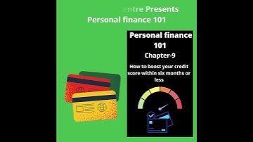 Personal Finance 101-Chapter 9