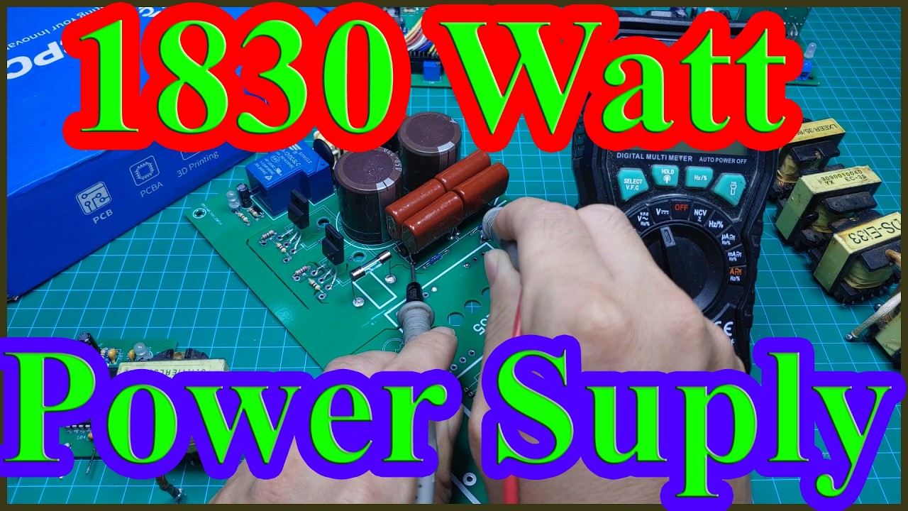Build 1830W Half-Bridge SMPS Step by Step | Safe Frequency Setup & Transformer Winding Guide
