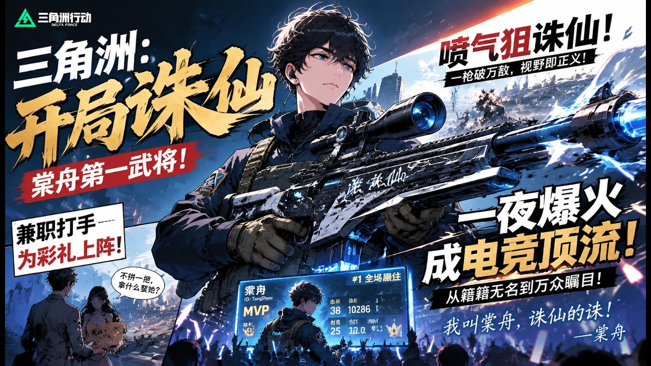 三角洲：開局誅仙，逆襲電競頂流