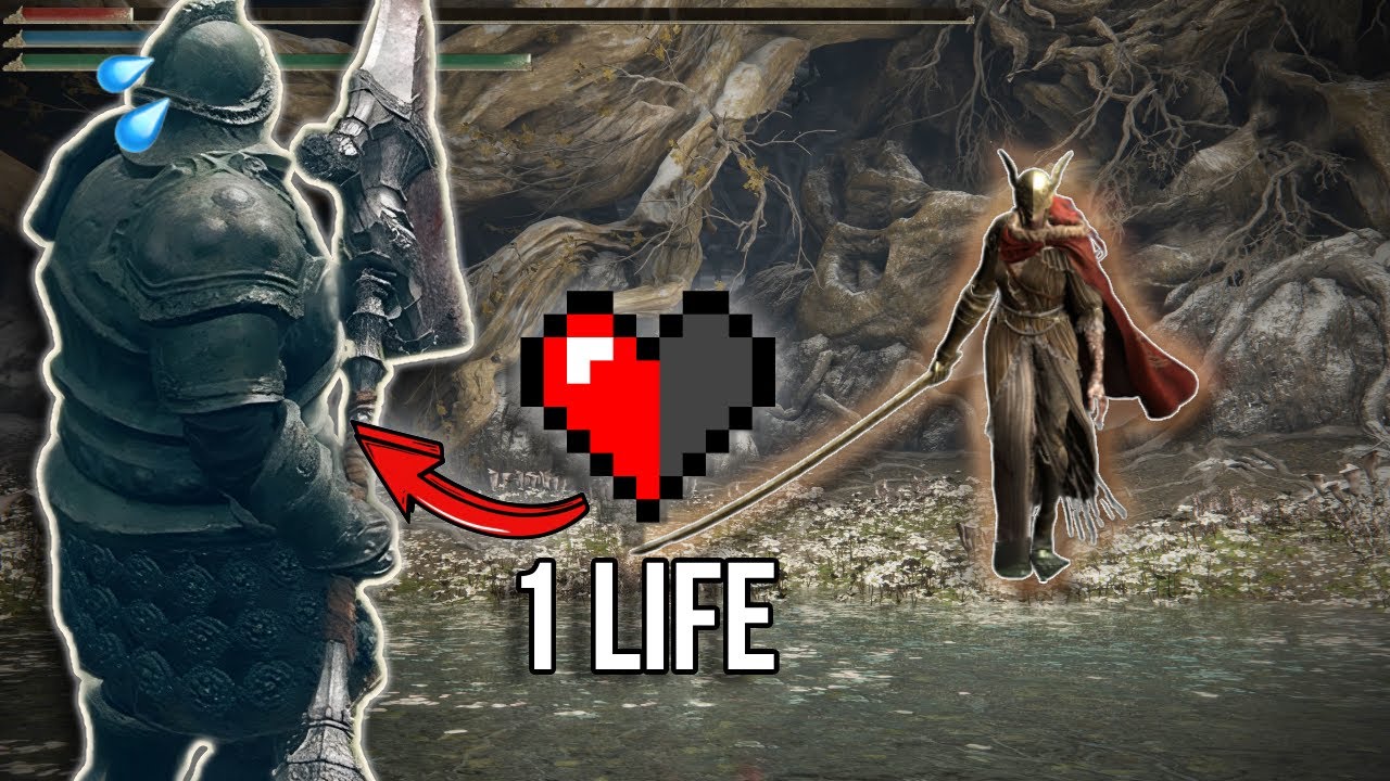 Elden Ring, But I Can't Heal AND I Only Have One Life...