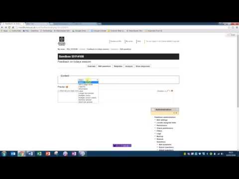 #160 Moodle Feedback: [1/2] An easy way to survey your students!