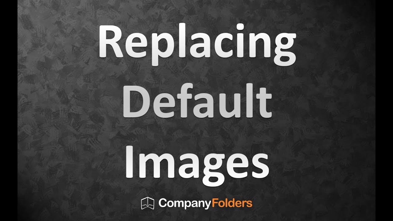 Replacing Default Images in Your Free Design Template
