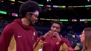 Donovan Mitchell, Jarrett Allen's wholesome postgame interview after Cavaliers' blowout in Orlando