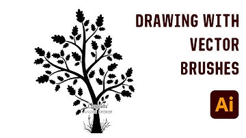 How to Draw a Vector Tree Logo with Brushes in Adobe Illustrator