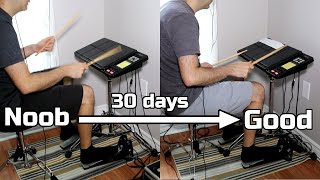 Learning a New Drum Beat on the Roland Octapad - 30 Day Progress