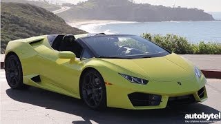 2017 Lamborghini Huracan LP 580-2 Spyder Test Drive Video Review