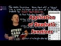 Quadratic Functions and Their Applications