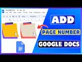 How To Add Page Numbers In Google Docs | Put Page Number In Google Docs