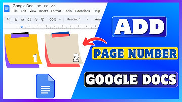How To Add Page Numbers In Google Docs | Put Page Number In Google Docs