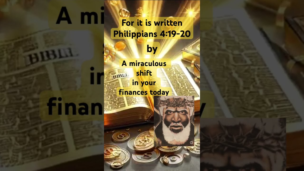  THIS IS THE WORD THAT SHIFTS YOUR FINANCES TODAY Divine Breakthrough Activation