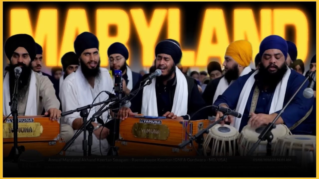 ELECTRIC⚡ KIRTAN | Bhai Gurpreet Singh Ji Jalandhar | Annual Maryland Rainsabai 2026 