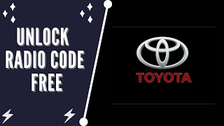 How To Get Free Toyota Radio Code – Toyota – Car Stereo Unlock Code screenshot 5