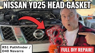 Complete YD25 Head Gasket Removal Step-by-Step Guide Nissan Pathfinder R51 Navara D40