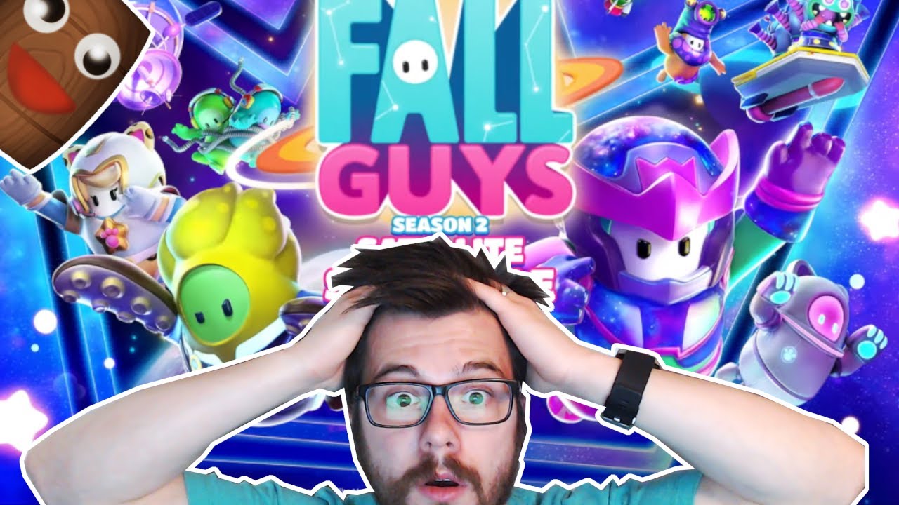Fall Guys Satellite Scramble Cinematic Trailer Reaction
