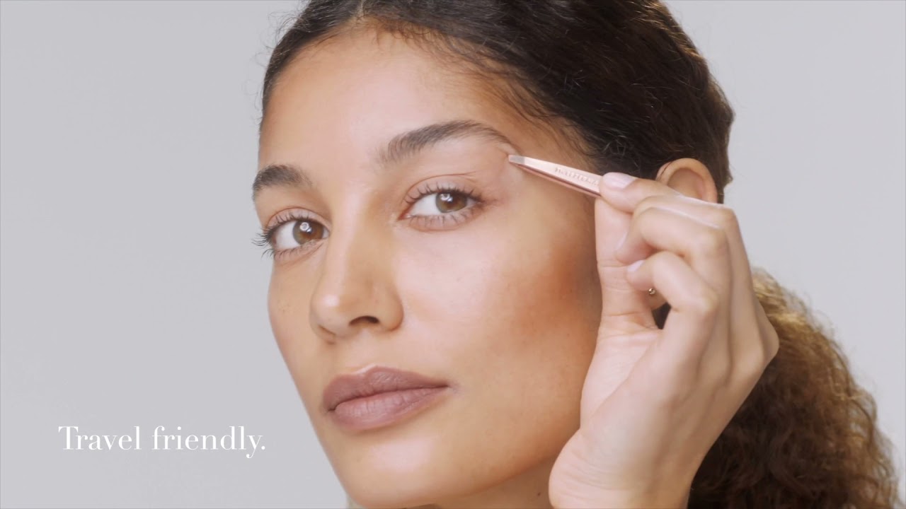 Tweezerman Mini Slant Tweezer Rose Gold