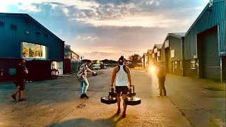 LIVE🔴LIFTS: Bench Press & Farmer’s Carry at Sunset.🌅