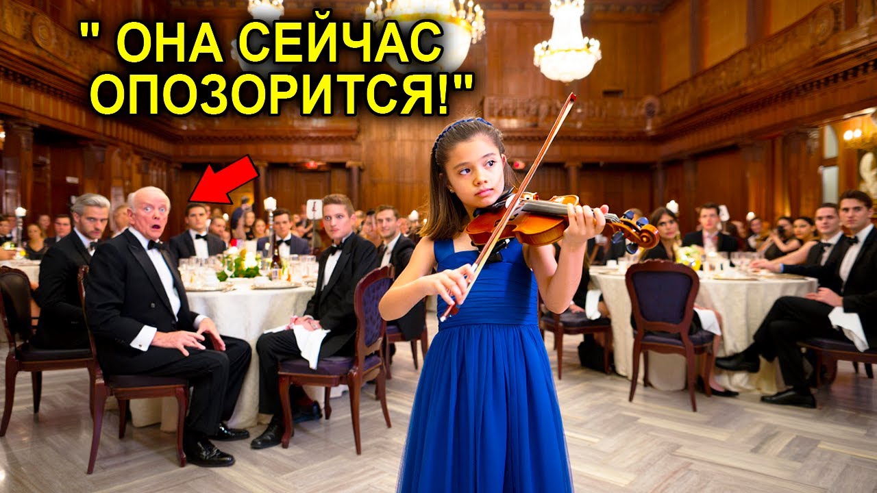 Гендиректор В Насмешку Предложил Дочери Официантки Сыграть На Скрипке… Но Её Игра Ошеломила Всех!