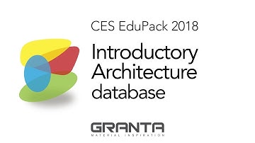 Introductory Architecture database in CES EduPack