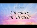 Vivre un Cours en Miracle Audio 📖