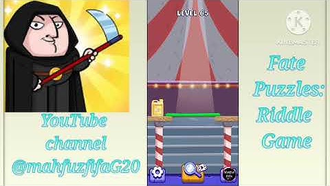 Fate puzzle level 65 🎮🌀🎮 Brain Riddle Game | walkthrough, Android, offline gameplay || @MahfuzFIFA